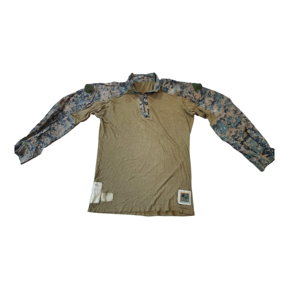 USMC Woodland MARPAT FROG Combat Shirt top Size Medium Regular MR