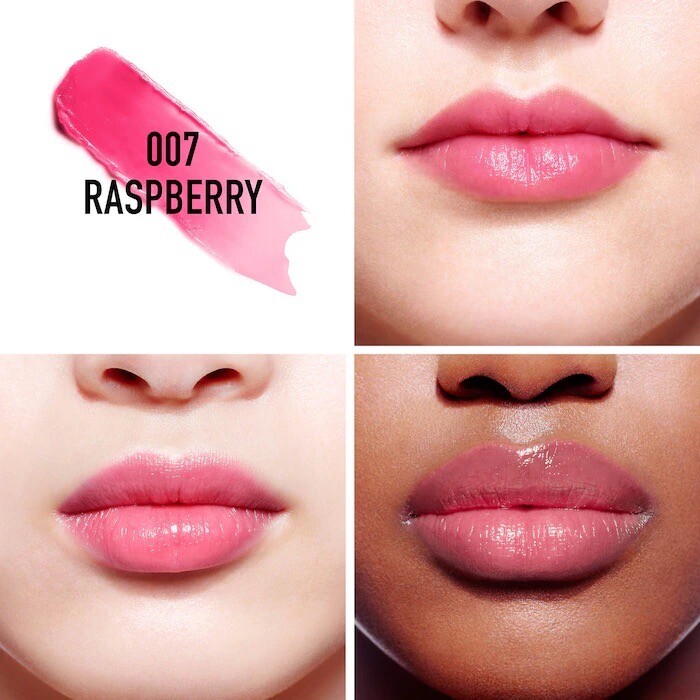 DIOR ADDICT LIP GLOW 007 RASPBERRY (0.11OZ/3.2G) FULL-SIZE NEW IN