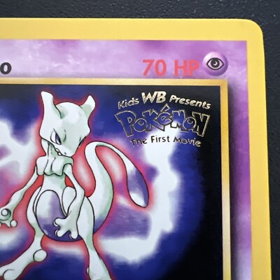 Pokémon Mewtwo Kids WB Presents Pokemon The First Movie Holo | eBay