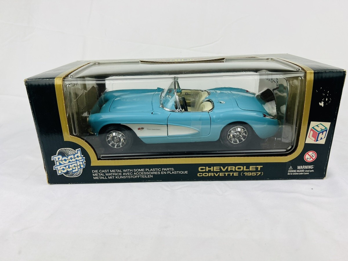 Road Tough 1957 CHEVROLET Corvette-1:18 Collection die cast metal