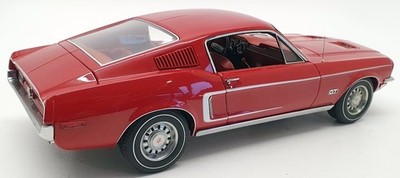 1968 Ford Mustang GT in Red by AUTOart Millennium 1 18 Scale for