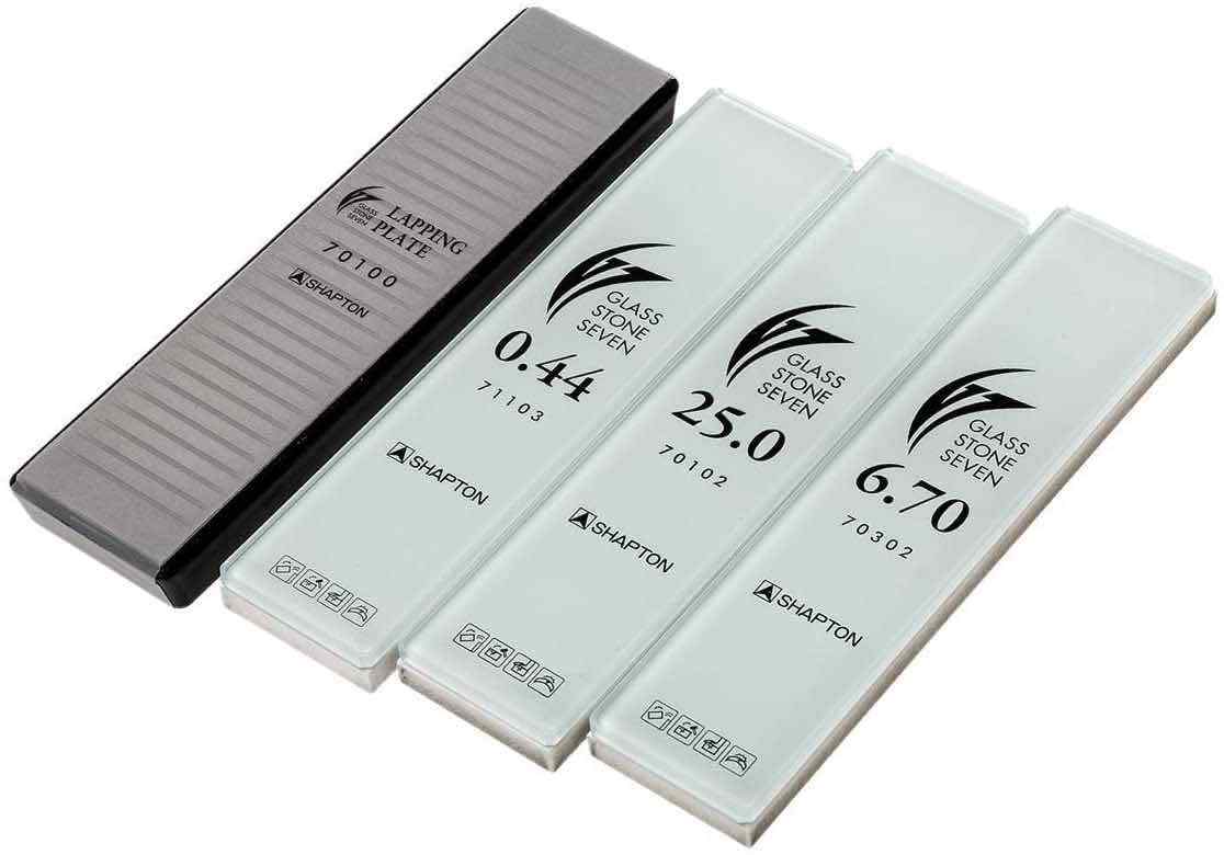SHAPTON GLASS STONE SEVEN Knife Sharpening kit 70708 25, 6.7, 0.44