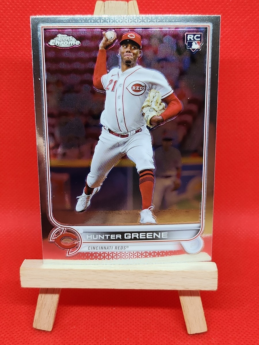 Hunter Greene 2022 Topps Chrome Update Baseball Rookie Card RC