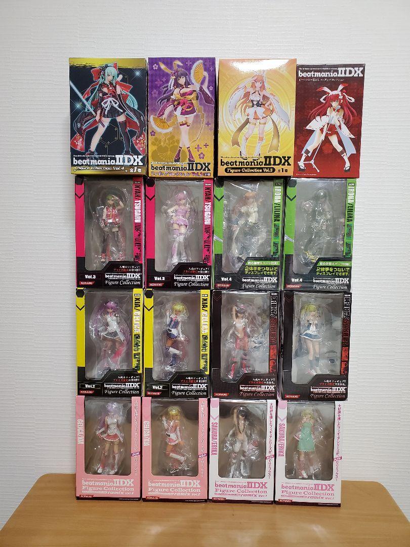 Beatmania IIDX Figure Collection 16p set KONAMI Japan Toy w/BOX