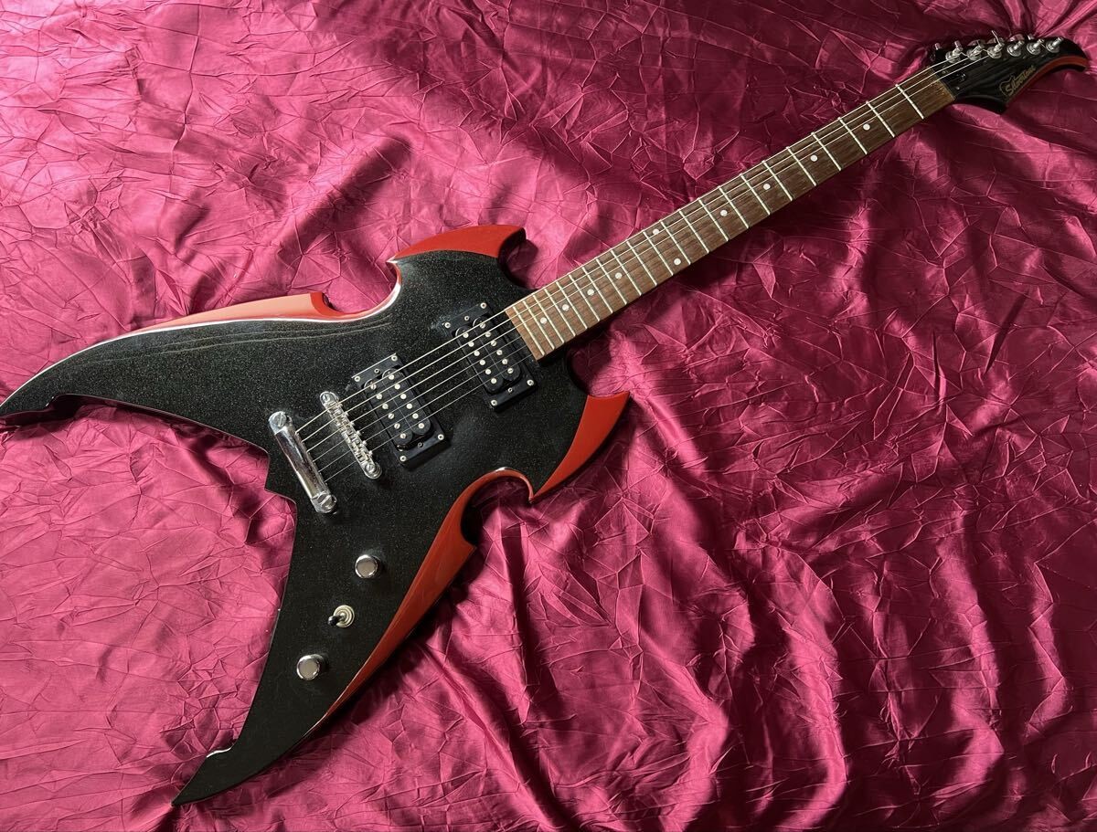 Electric Guitar Silvertone PSAP1 Paul Stanley Signature Black