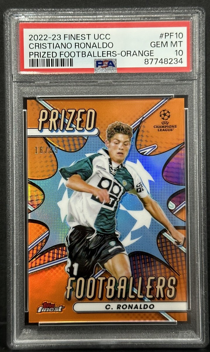 2022-23 Topps Finest UCL Prized Footballers Cristiano Ronaldo