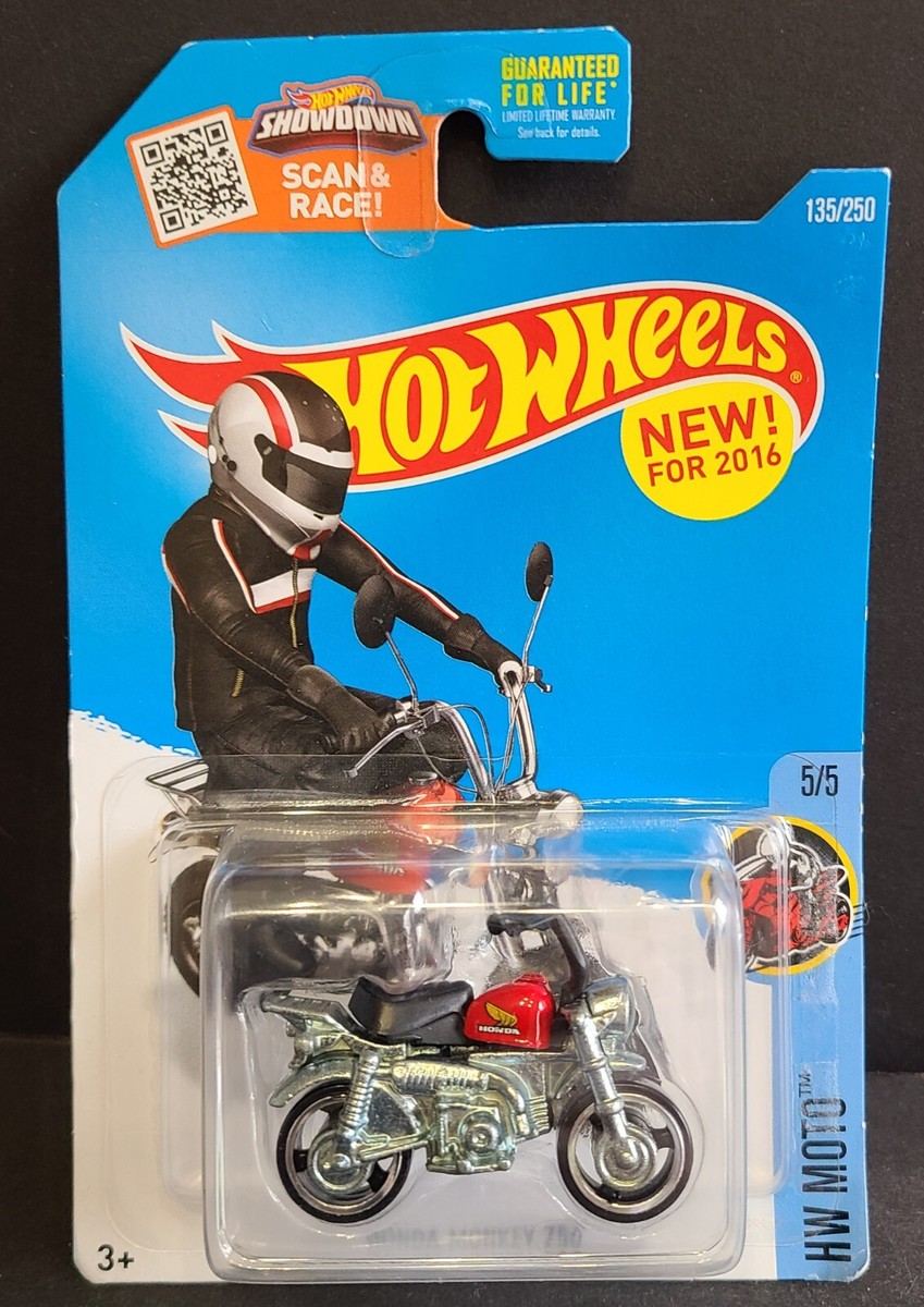 Hot Wheels HW MOTO Honda Monkey Z50 Motorbike 135/250 5/5 2015 Red