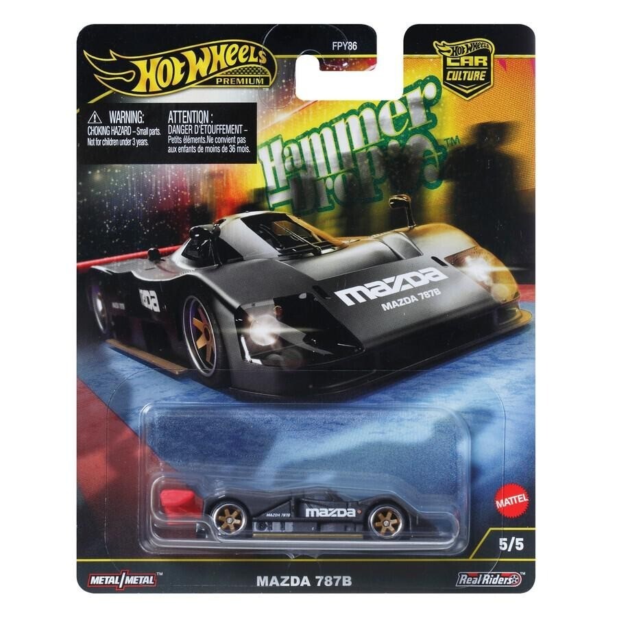 Hot Wheels Premium Mazda 787B Black Hammer Drops 2025 (In-Stock