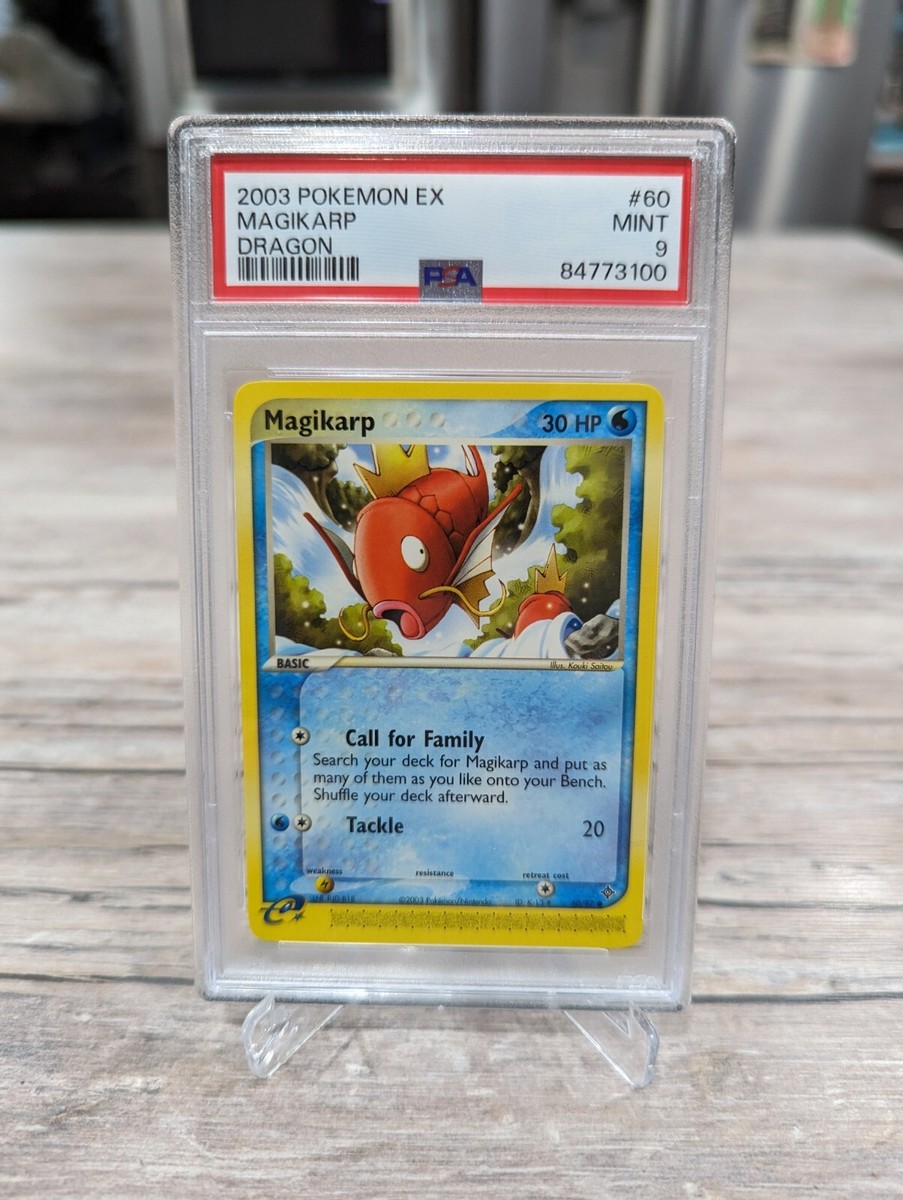 Magikarp PSA 9 60/97 Ex Dragon Non Holo Pokemon E Reader Card | eBay