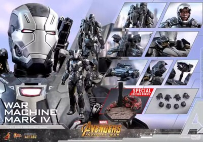 Hot Toys MMS499 D26 Avengers Infinity War Diecast War Machine Mark