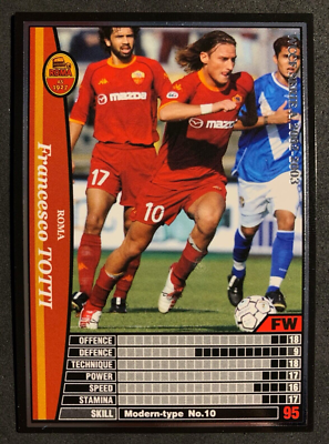 2002-03 Panini WCCF Serie A Clubs # 256 Francesco Totti rare AS