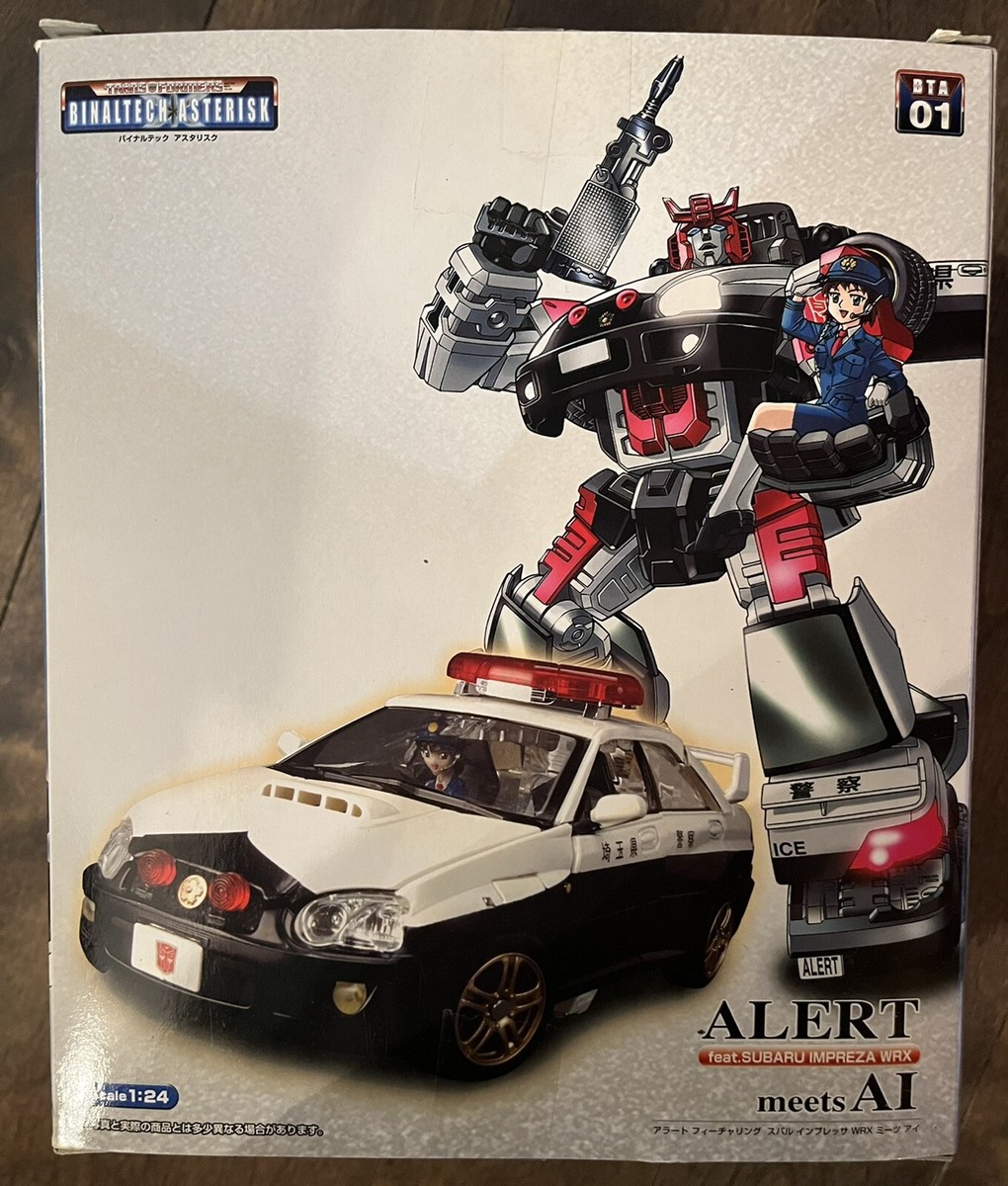 Takara Tomy Transformer Binaltech Asterisk ALERT meets A1 Police