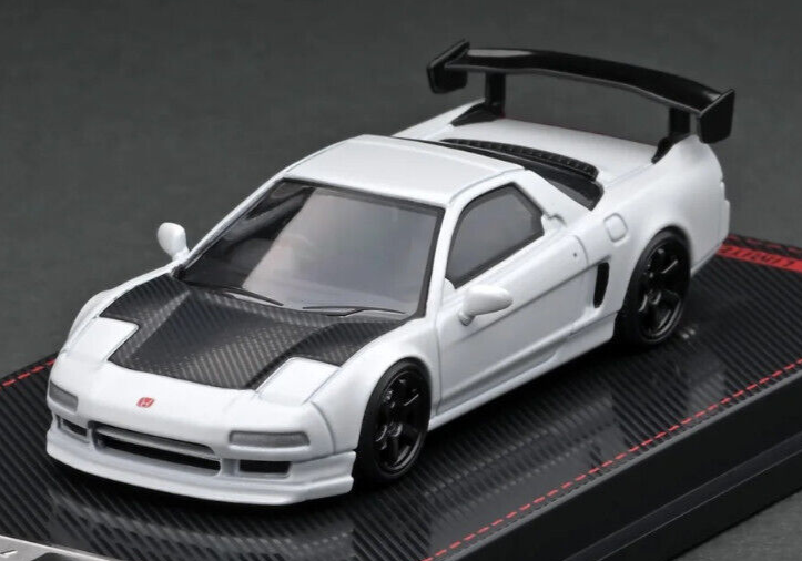 Ignition Model Honda-Acura Matte Pearl White NSX (NA1) 1:64