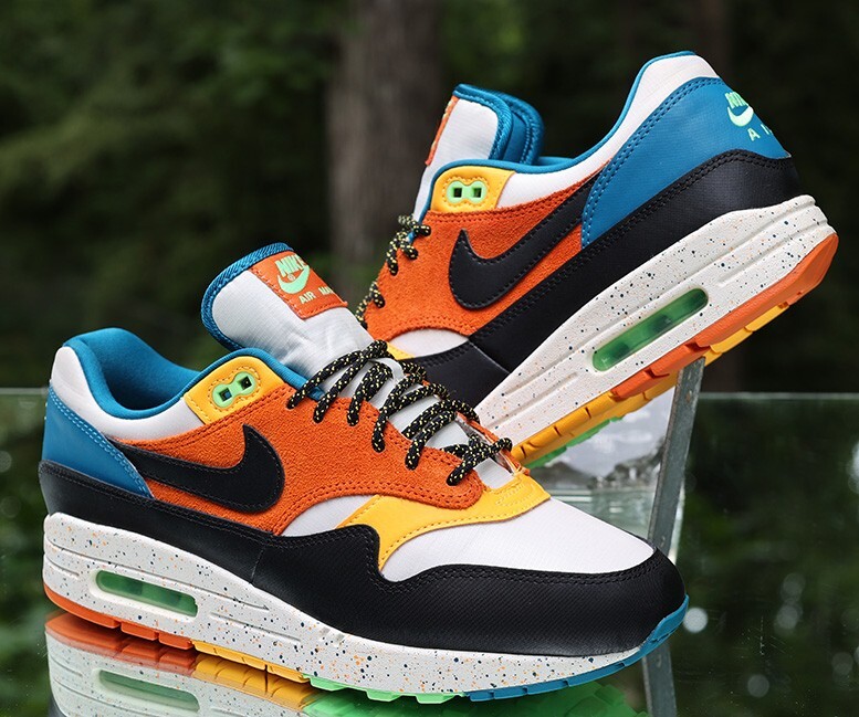 Nike Air Max 1 Multi Mix 2020 Men's Size 8 Starfish Custom CZ8140