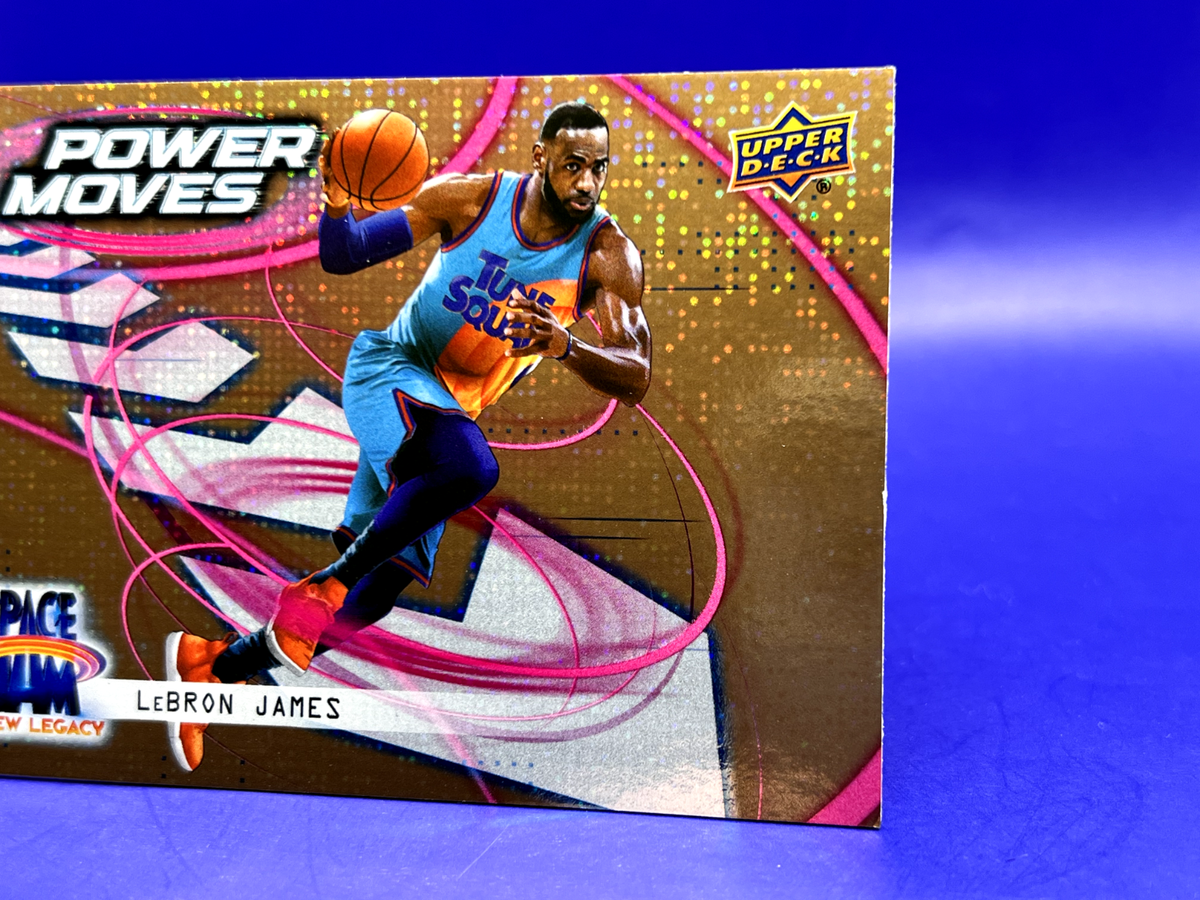 2021 Upper Deck Space Jam Lebron James GOLD SP Power Moves #PM-1