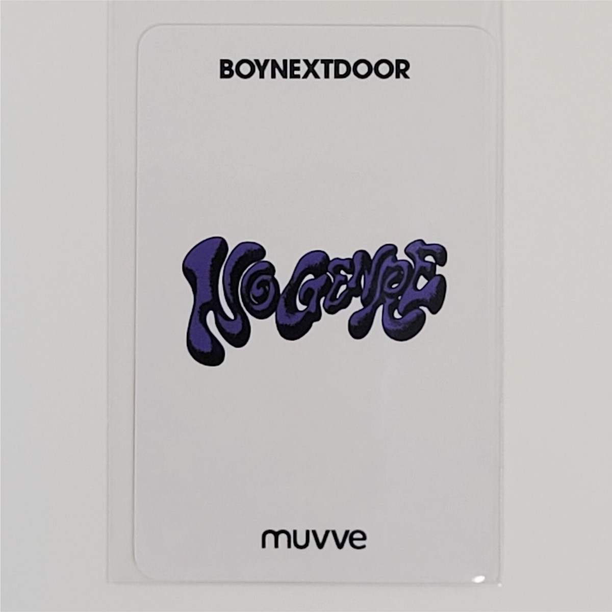 BOYNEXTDOOR] NO GENRE / MUVVE Official Photocard | eBay
