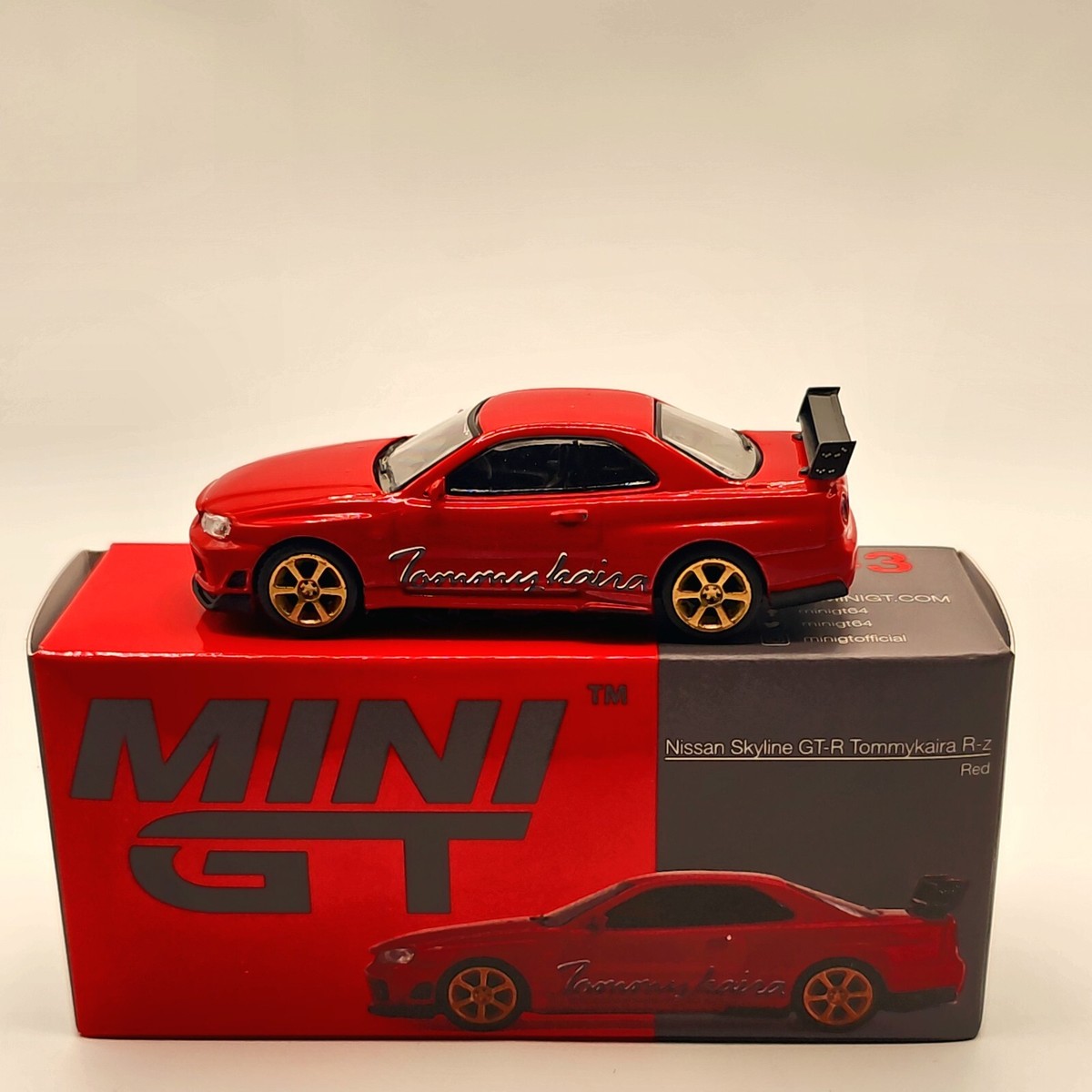 Mini GT 1:64 Nissan GT-R R34 Tommykaira R-z Red #543 | eBay