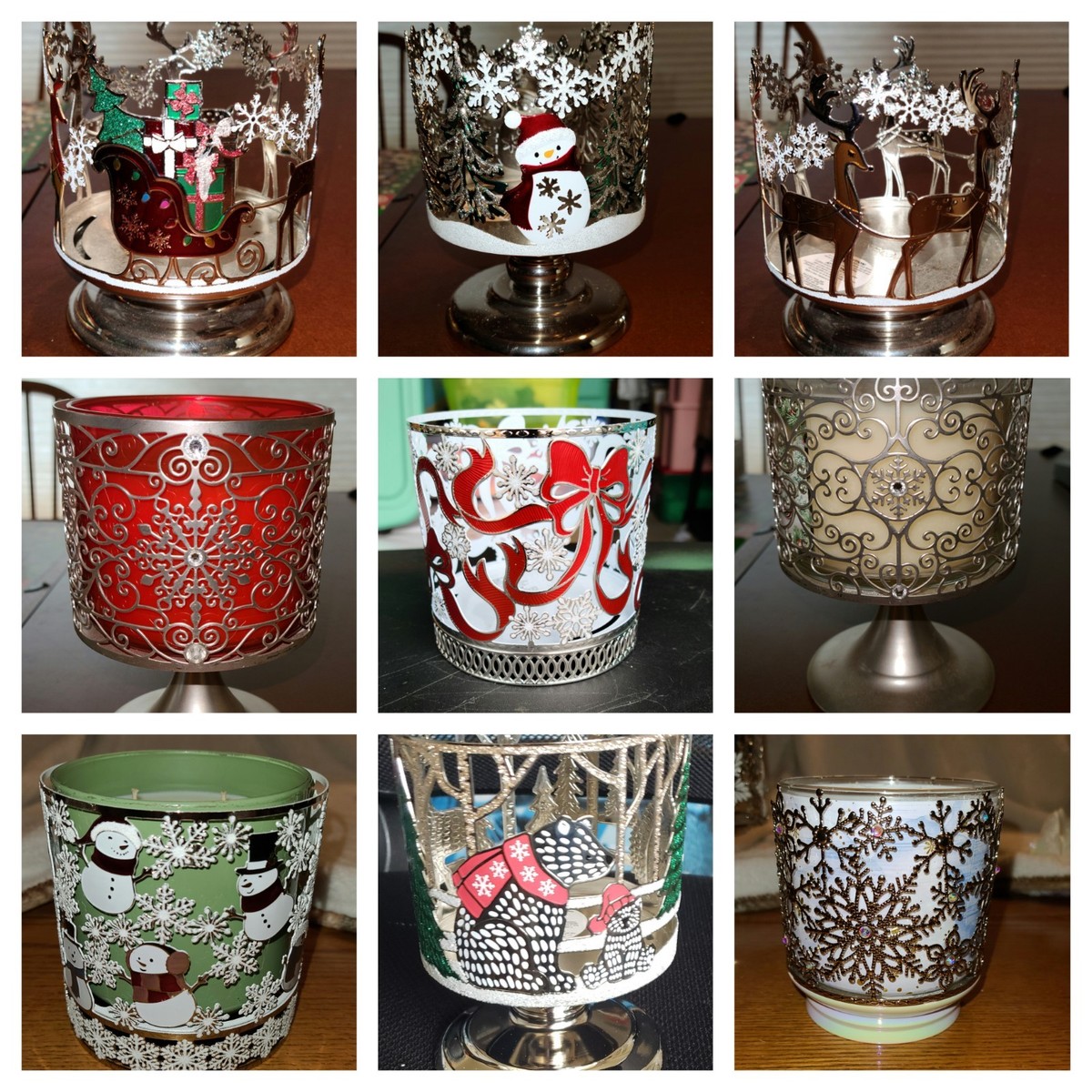 BATH AND BODY WORKS 3 WICK CANDLE HOLDERS YOU CHOOSE. NEW | eBay