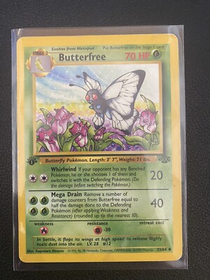 1st Edition Butterfree 