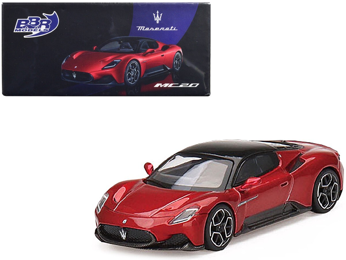 BBR Maserati MC20 Rosso Vincente Red 1/64 Diecast Model Car