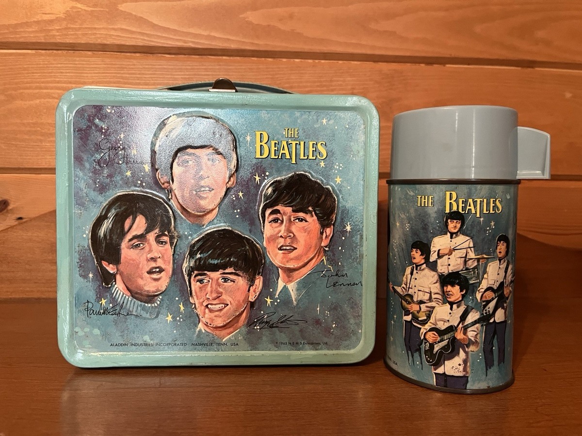 1965 Aladdin The Beatles Lunchbox Lunch box & Thermos | eBay