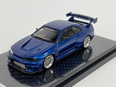 1/64 404 Error Nissan Skyline GTR R33 Blue Carbon Hood 299 pcs