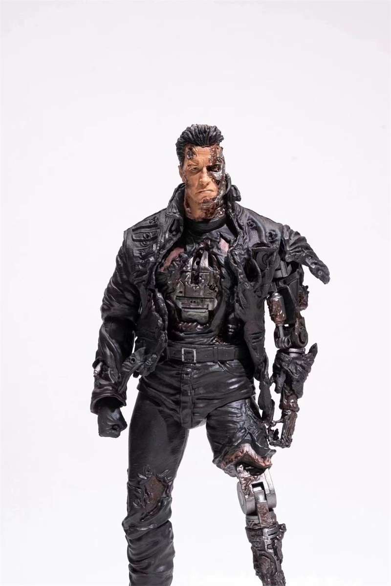 Terminator3 Arnold T850 Action Figure 1/12 7inch Combat Damage Ver