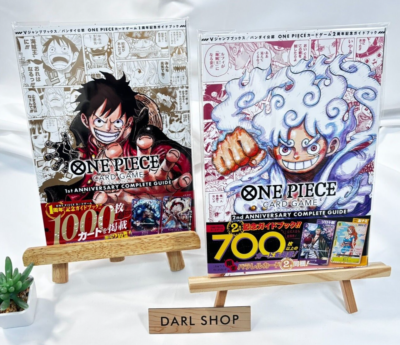 ONE PIECE CARD GAME 1st 2nd ANNIVERSARY COMPLETE GUIDE Book Set w