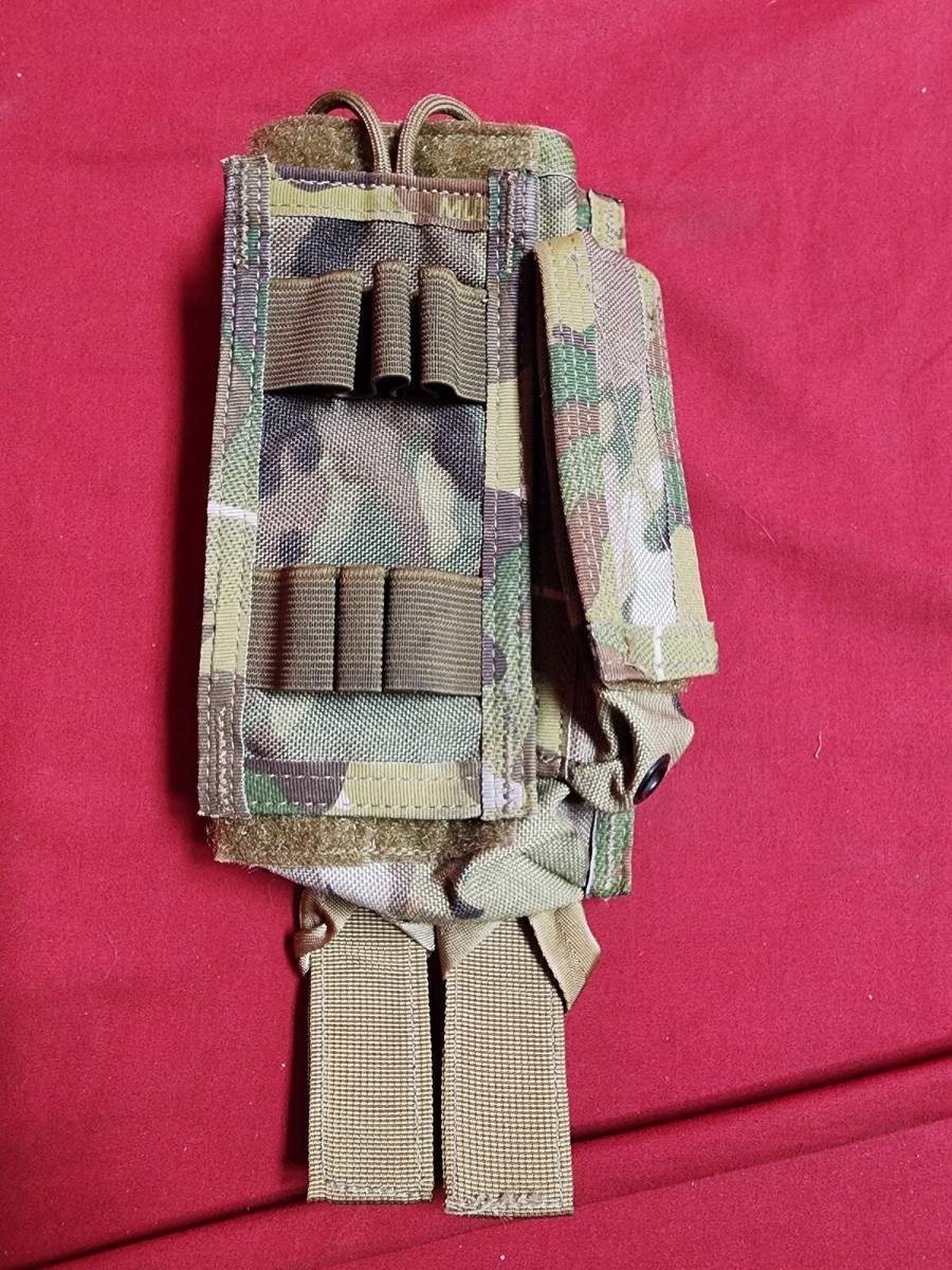 Paraclete MultiCam MBITR Radio Pouch MOLLE/PALS Chem Light Battery
