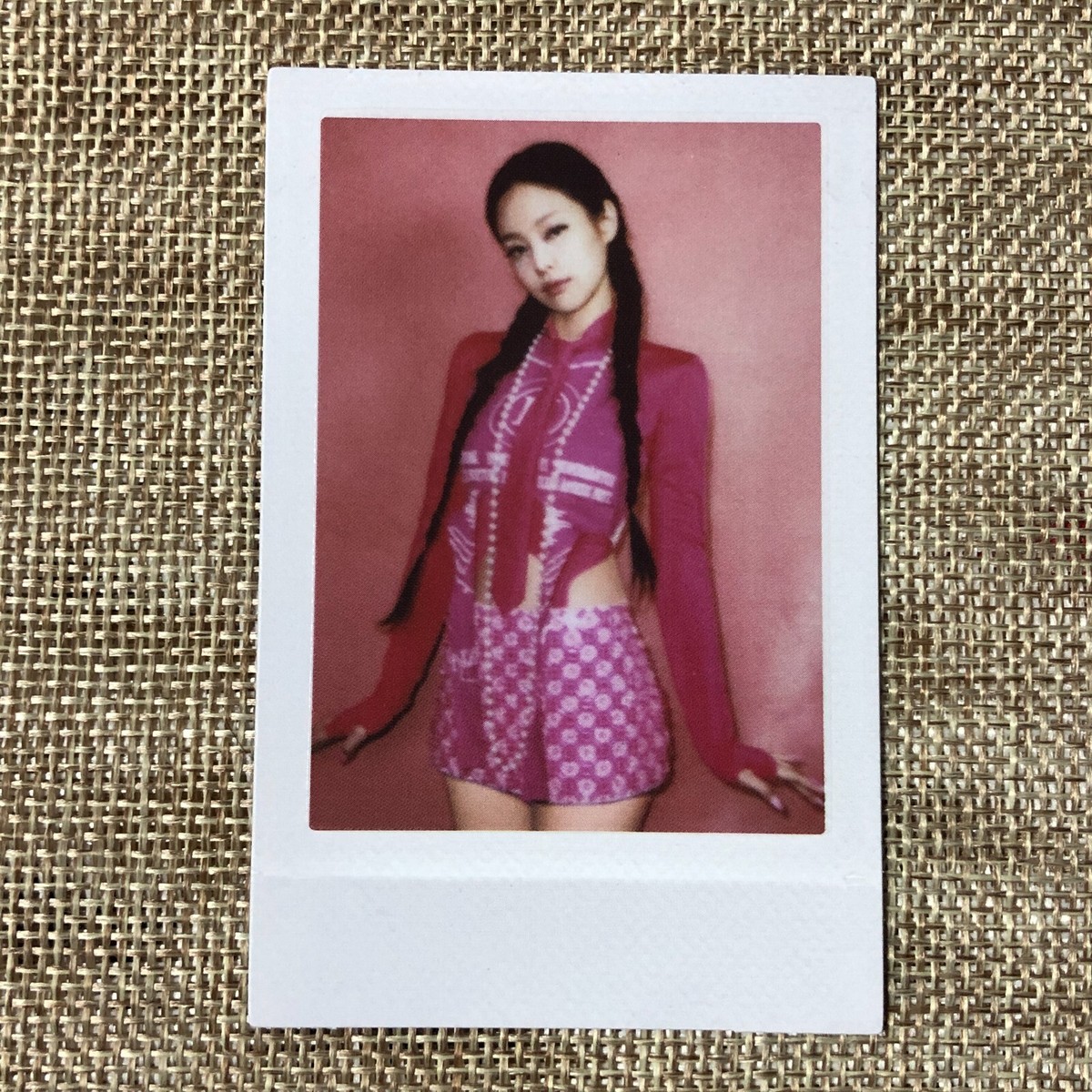 BLACKPINK JENNIE [ Born Pink ] Official Photocard, Pink Ver / New