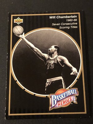 1992-93 Upper Deck Basketball Heroes Wilt Chamberlain Wilt