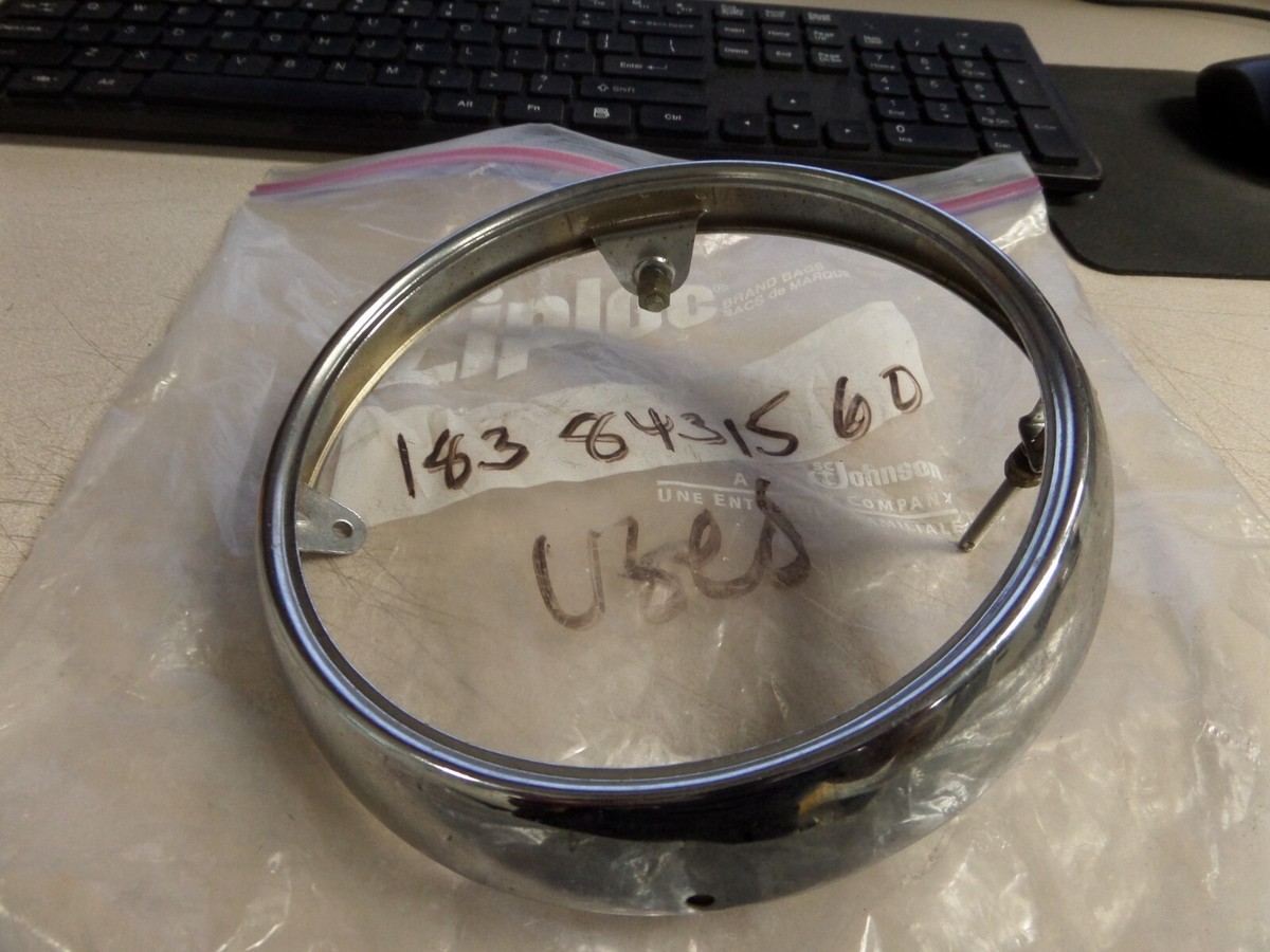 Yamaha Head Light Rim 1970 AS2 1968 YAS1 183-84315-60 183-84315-61