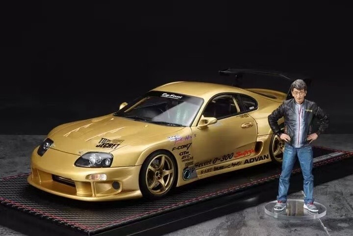 SUPER RARE* Ignition Model 1/18 TOP SECRET GT300 Supra JZA80 Gold