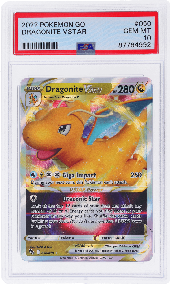 2022 Pokemon Go Dragonite Vstar #50 PSA 10 | eBay