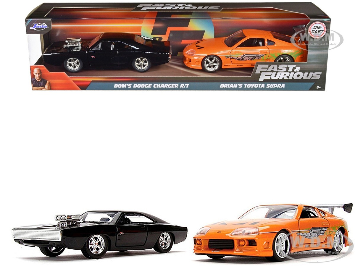 DODGE CHARGER R/T & TOYOTA SUPRA 2 PC SET 