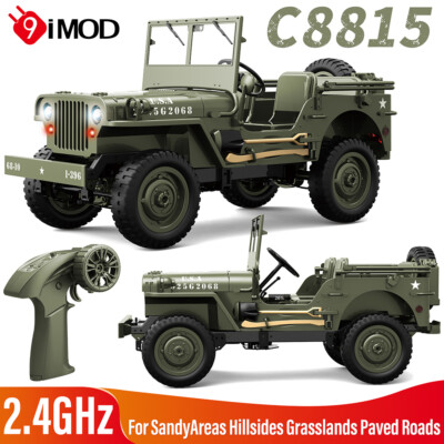 JJRC C8815 4WD RC Jeep 2.4G Off Road 50M Light Remote Controler
