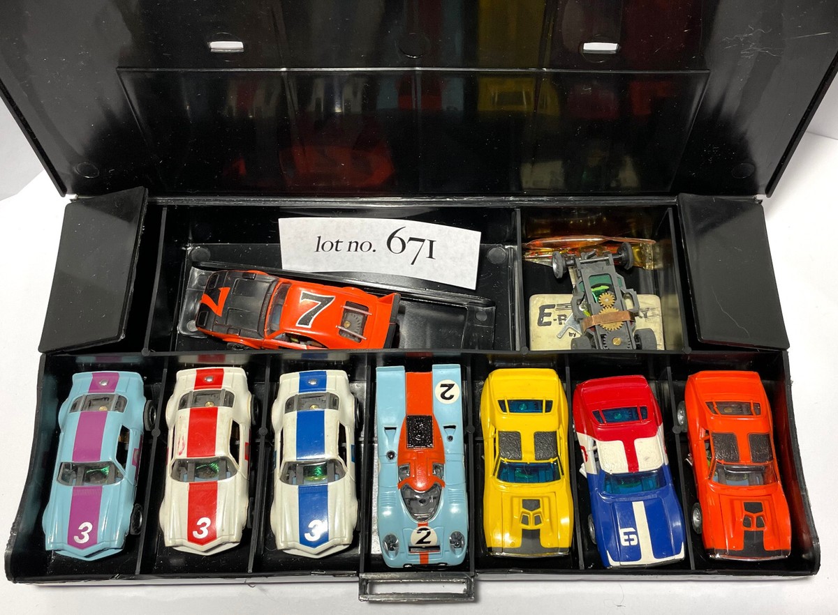 8pc New Old Stock 1972 AURORA AFX Non-Mag HO Slot Cars Unused