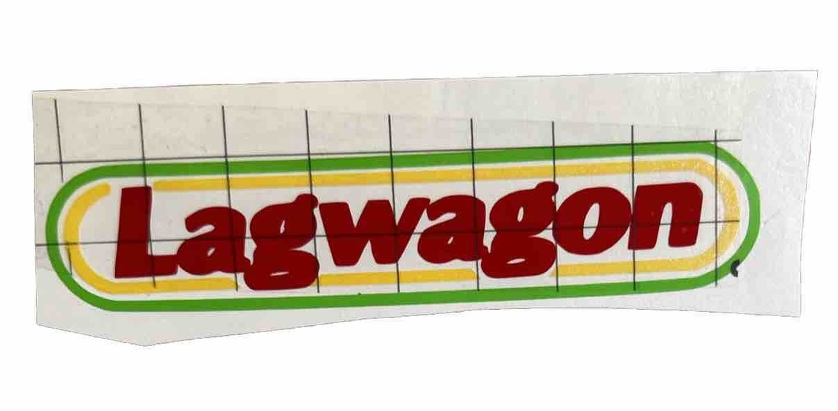 New LAGWAGON Custom Punk Band Decal Sticker Vinyl Handmade Red