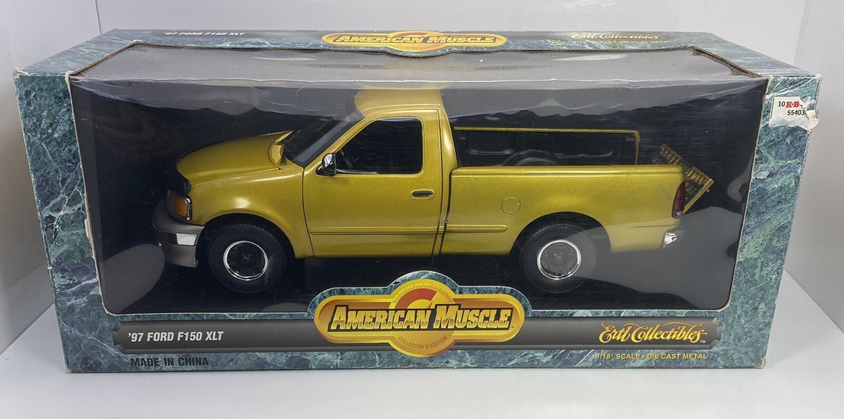 American Muscle 1/18 Scale 1997 FORD F-150 XLT”RARE COLOR”Detailed