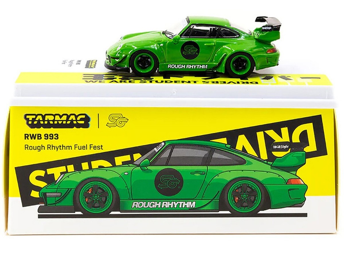 Tarmac Works 1:64 RWB 993 Rough Rhythm Fuel Fest Student Driver