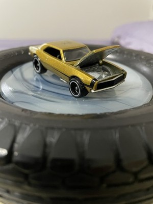 HOT WHEELS 67 CAMARO PROTOTYPE FACTORY TEST RUN #66 GOLD/RIVITS