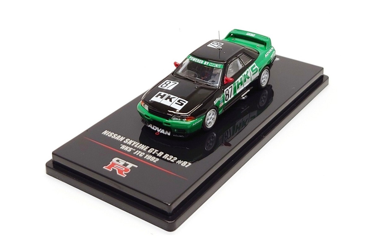INNO64 1:64 Nissan Skyline GT-R (R32) #87 HKS - Japan Touring Car