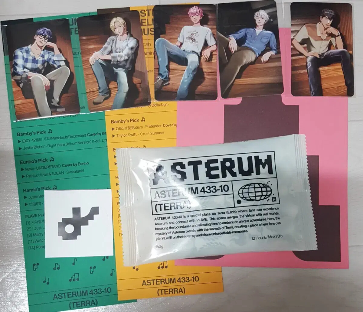 plave ASTERUM 433-10 CAFE lucky draw photo card 1 TYPE | eBay