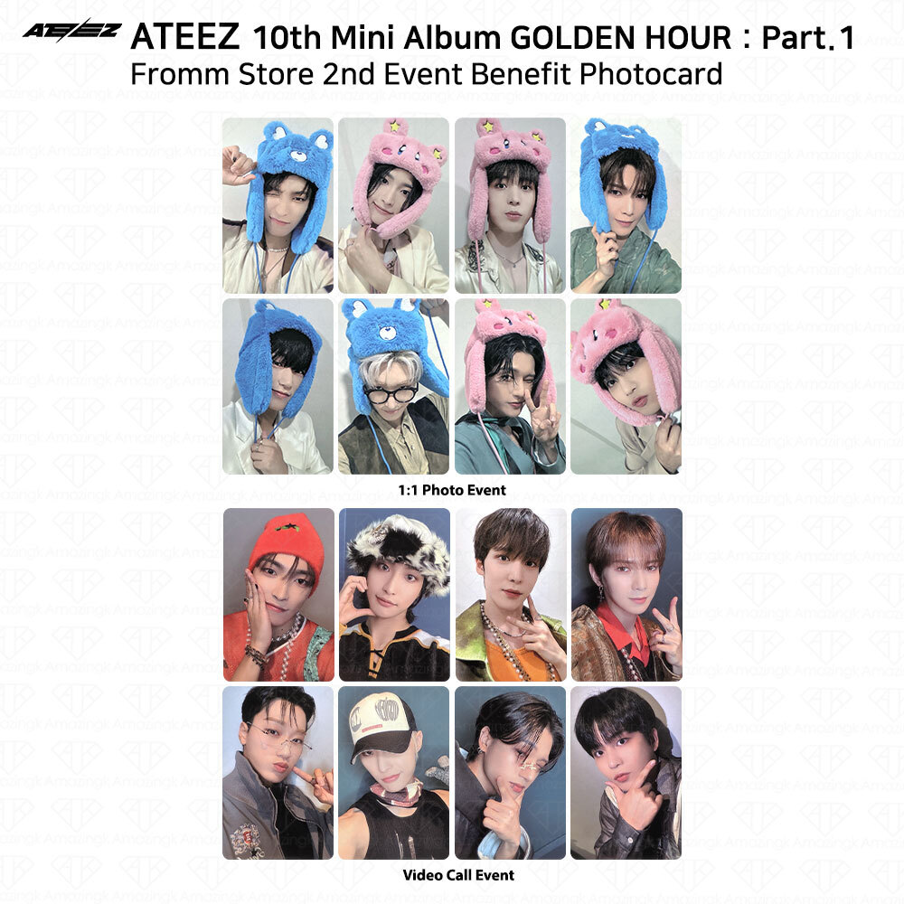 ATEEZ Golden Hour Part.1 Fromm Store 2nd 1:1 Photo Video Call