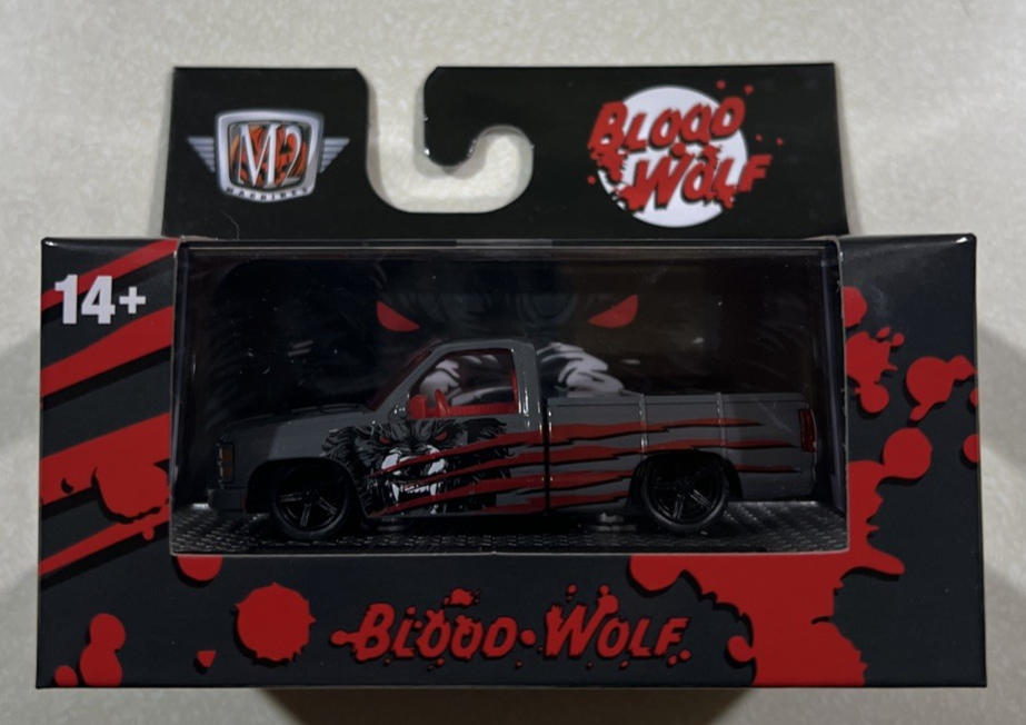 NEW 2025 M2 Machines 1990 Chevrolet 1500 Silverado Blood Wolf