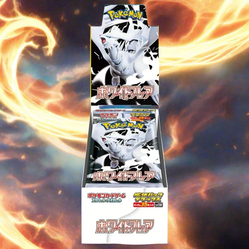 White Flare Booster Box Deluxe Sealed Jap. Pokemon SV11W US SELLER