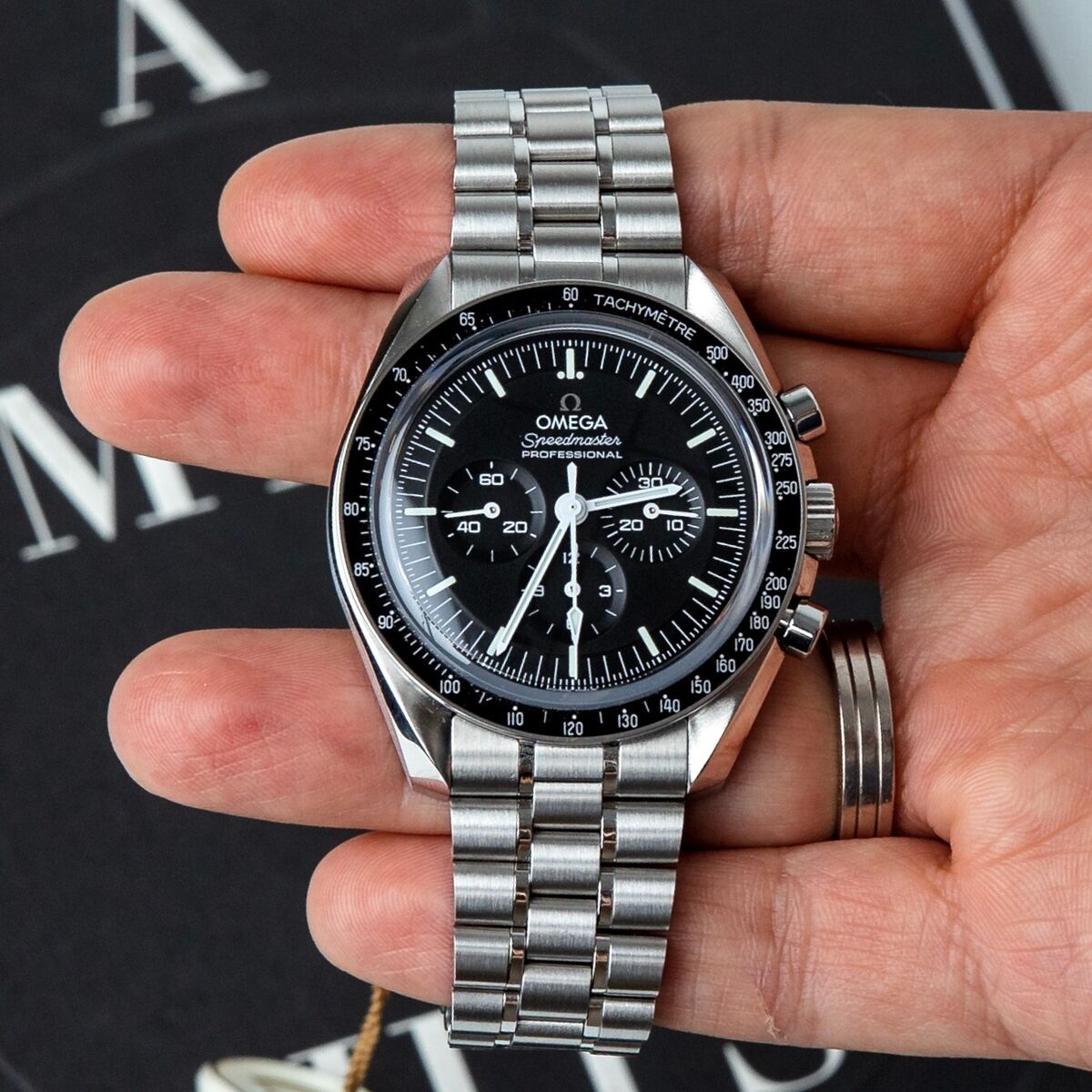 NEW 2023 Omega Speedmaster Moonwatch Pro Sapphire Sandwich