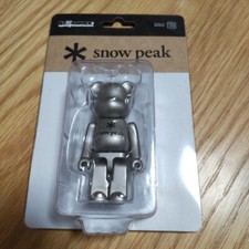 MEDICOM Be@rbrick 2017 Snow Peak 100 Titanium Silver Color
