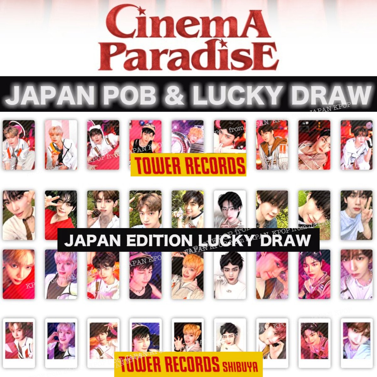 ZB1 ZEROBASEONE CINEMA PARADISE LUCKY DRAW POB JAPAN PHOTOCARD | eBay
