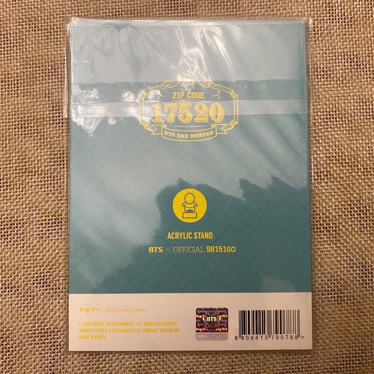 BTS SUGA [ 2nd Muster 17520 98151 ] Official Acrylic Stand / New